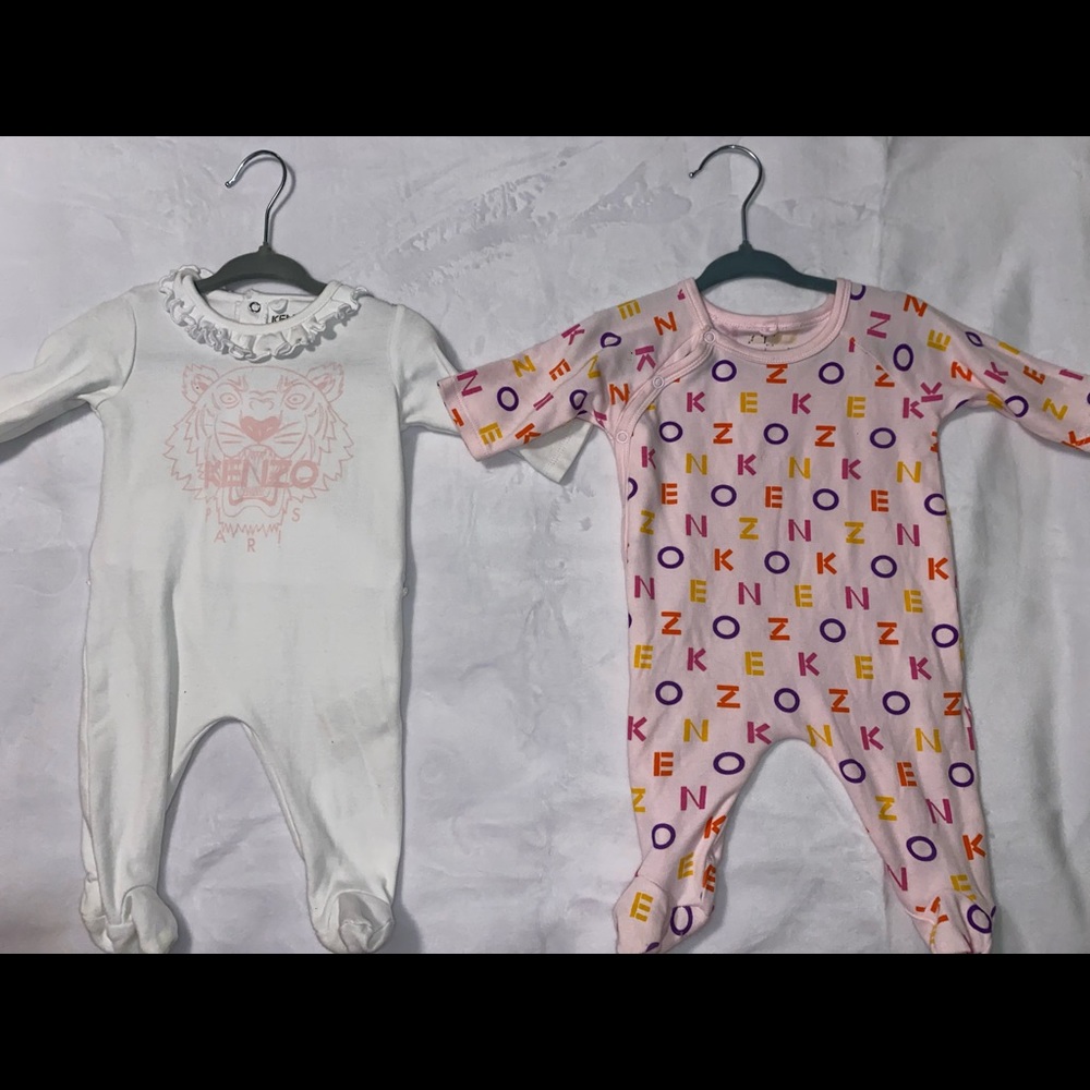 Kenzo Baby Girl Onesie Set Size-3M